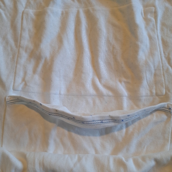 Nested Bean Zen Swaddle Classic 7-18 lbs white with blue design - Picture 5 of 5